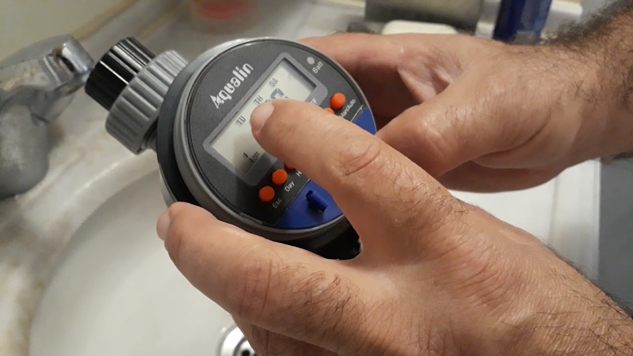 otomatik sulama zamanlayıcısı Aqualin