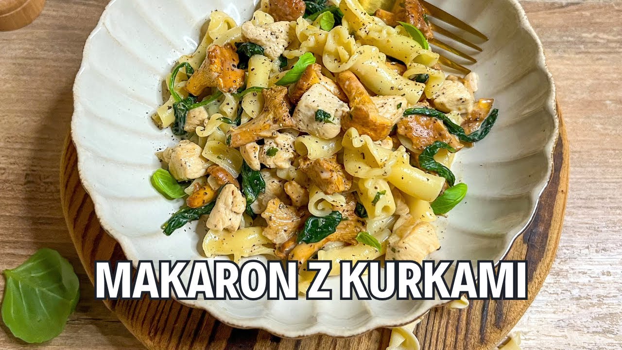 Makaron z Kurczakiem i Kurkami – Szybki i Smaczny Przepis na Obiad! | jedz pysznie