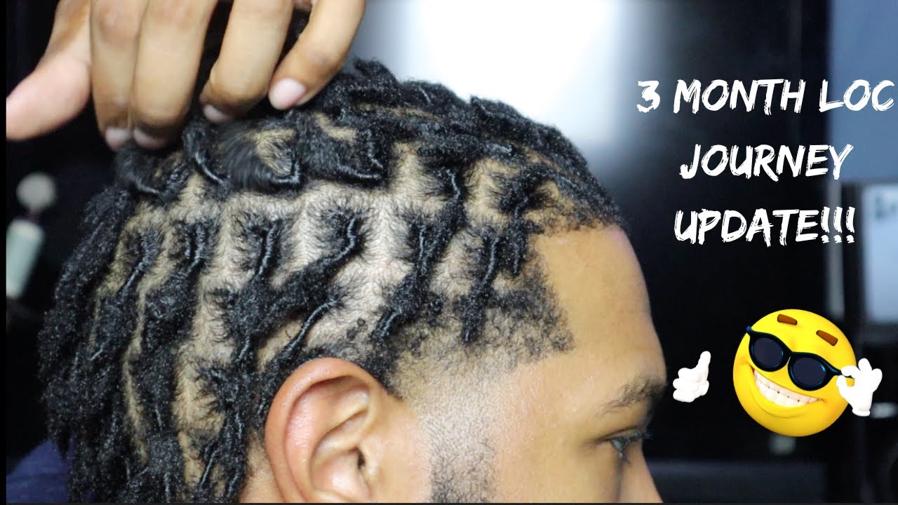 3 MONTH LOC JOURNEY UPDATE!!!#johnnylox #starterlocs #locjourney #locjourneybegins