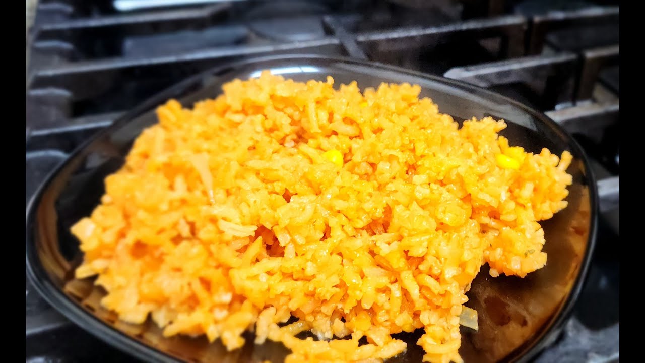 Easy How to Mexican Spanish FLUFFY Homestyle Rice @EugeneskitchenbarNGril  Vegetarian Vegan Friendly