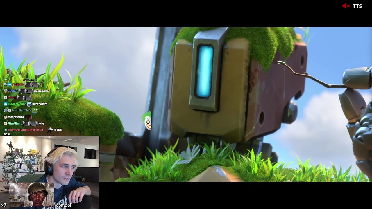 xQc Reacts to Overwatch Animated Short | The Last Bastion
