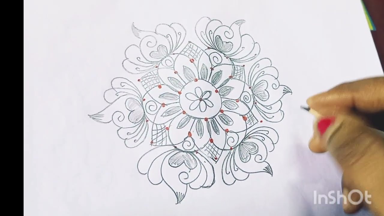 Creative rangoli designs 🌺🌺