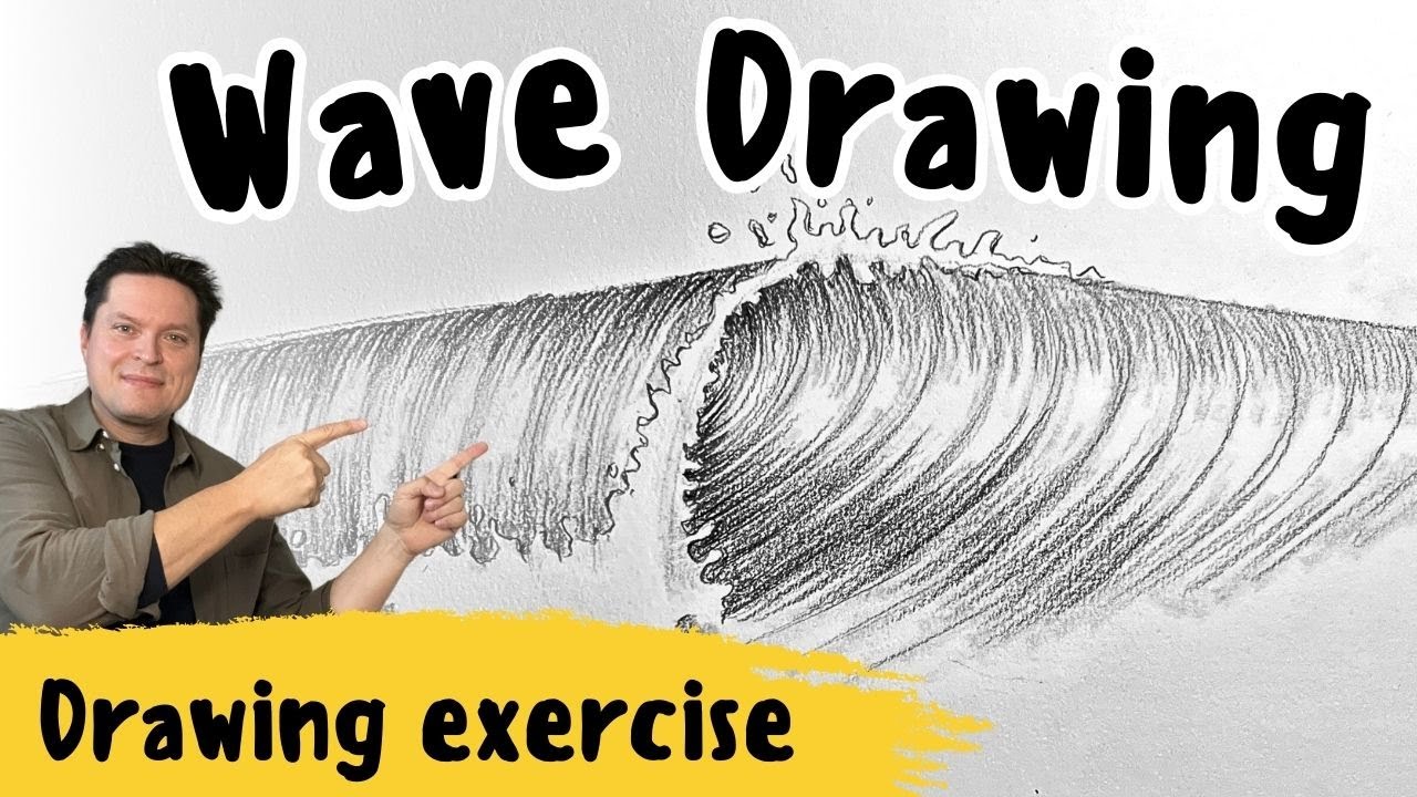 Wave Drawing Tutorial for Beginners &ndash; Step by Step to the perfect Wave Drawing