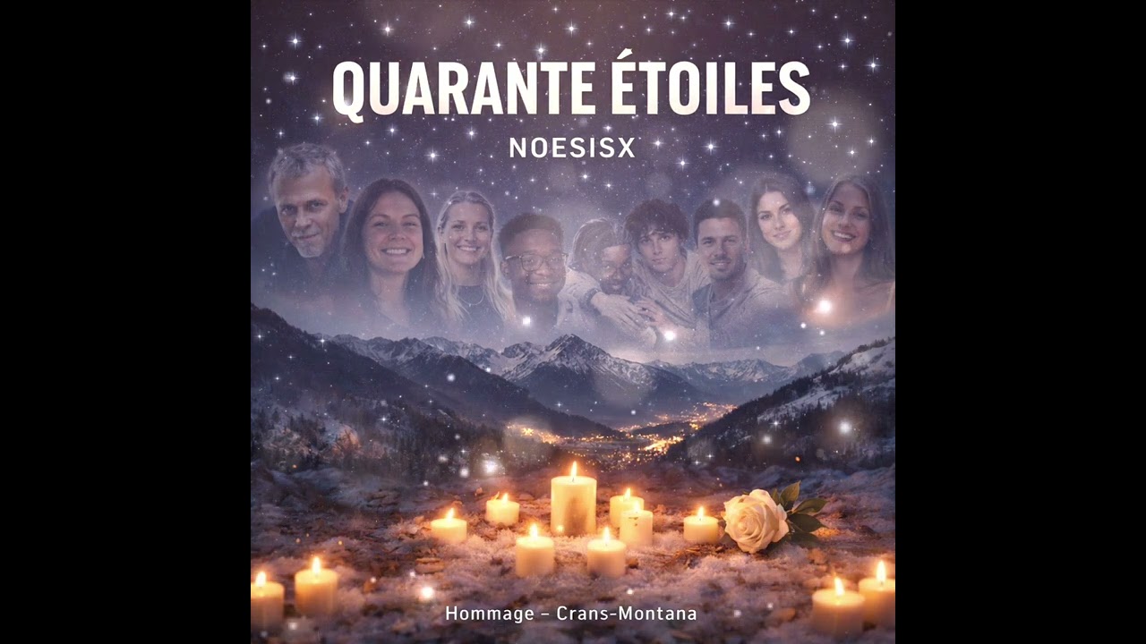 QUARANTE ÉTOILES | Hommage aux victimes de Crans-Montana | Chanson mémoire Suisse