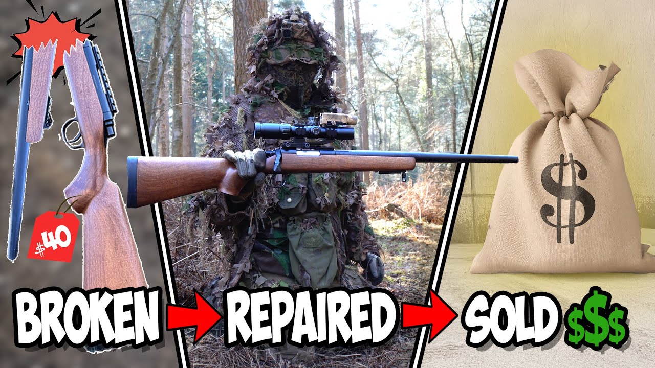 BROKEN Airsoft Sniper FIXED & Flipped For Profit