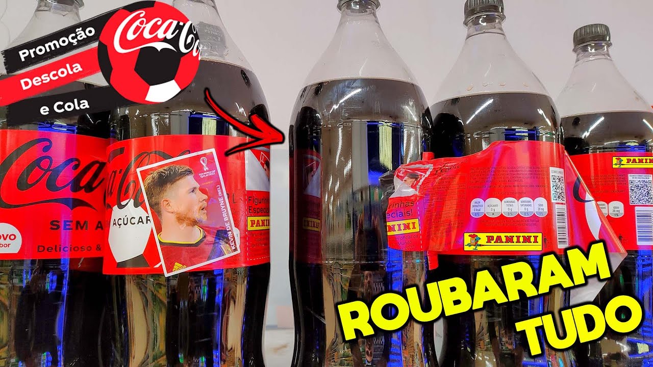 ROUBARAM TODAS AS FIGURINHAS DA COCA-COLA ALBUM COPA DO MUNDO QATAR 2022