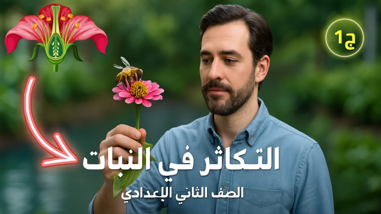 التكاثر في النبات للصف الثاني الاعدادي ، علوم الصف الثاني الاعدادي