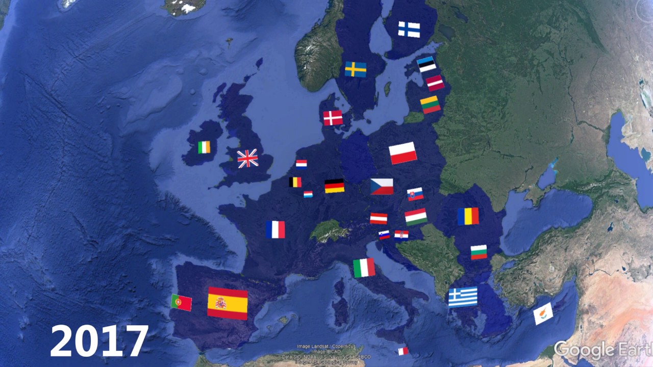 The History of the European Union: Every Year Maps (1957-2020) Ukraine next member?