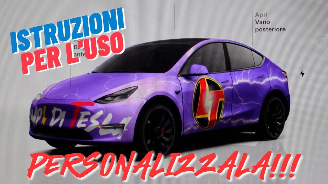 Ora puoi PERSONALIZZARE la grafica della tua Tesla! ⚡️ Istruzioni per l'uso