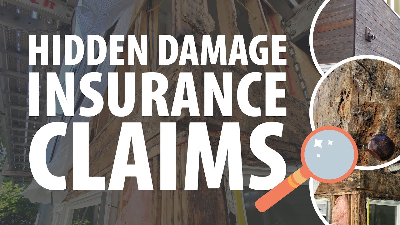 Hidden Damage Insurance Claims - What to do when you discover hidden water damage