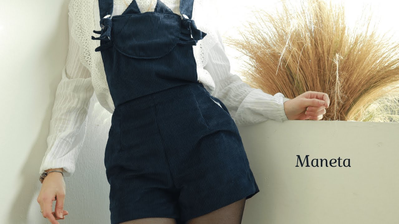 Couture d'une salopette chat / Sewing cat overalls