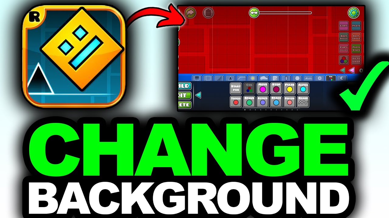 Как изменить цвет фона в редакторе Geometry Dash (ОБНОВЛЕНО 2026) &mdash; простое руководство!
