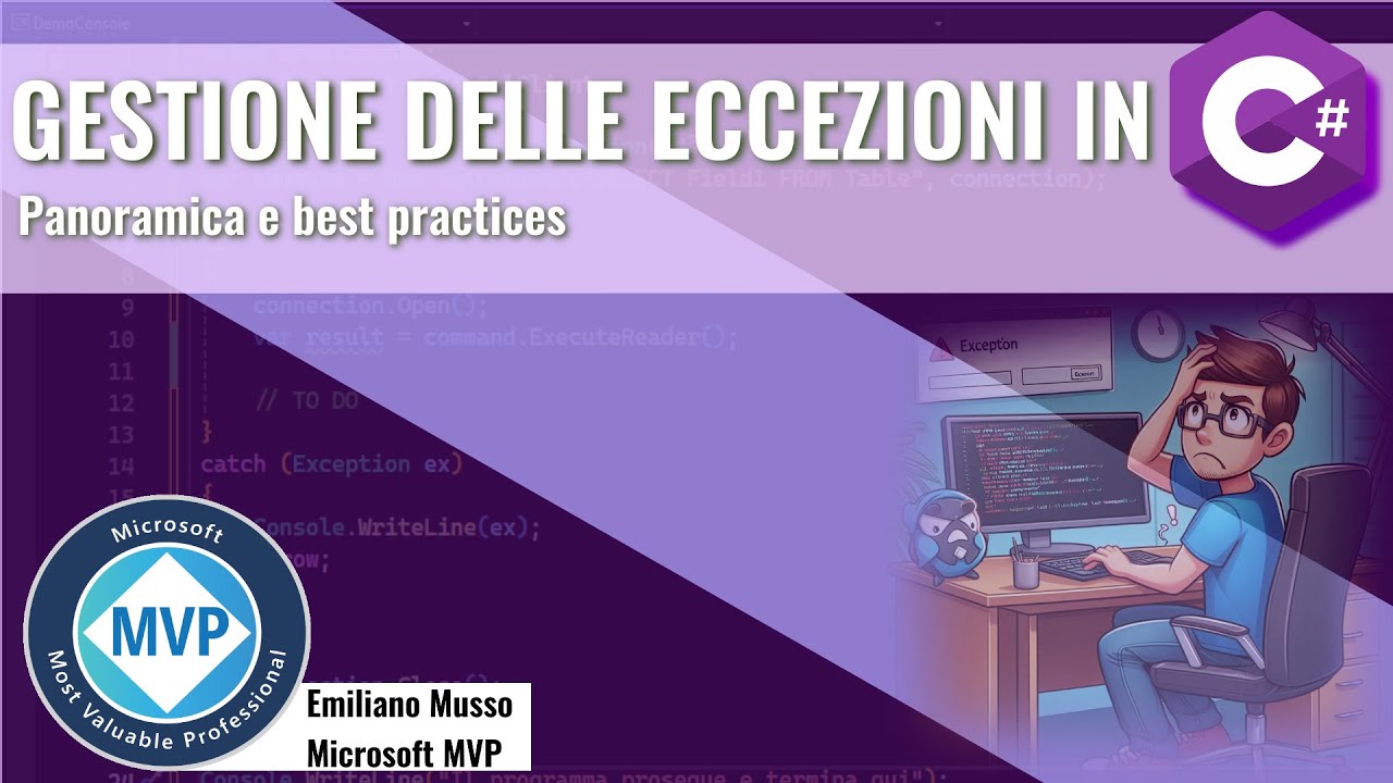 Gestione eccezioni in C# - Panoramica e best practices