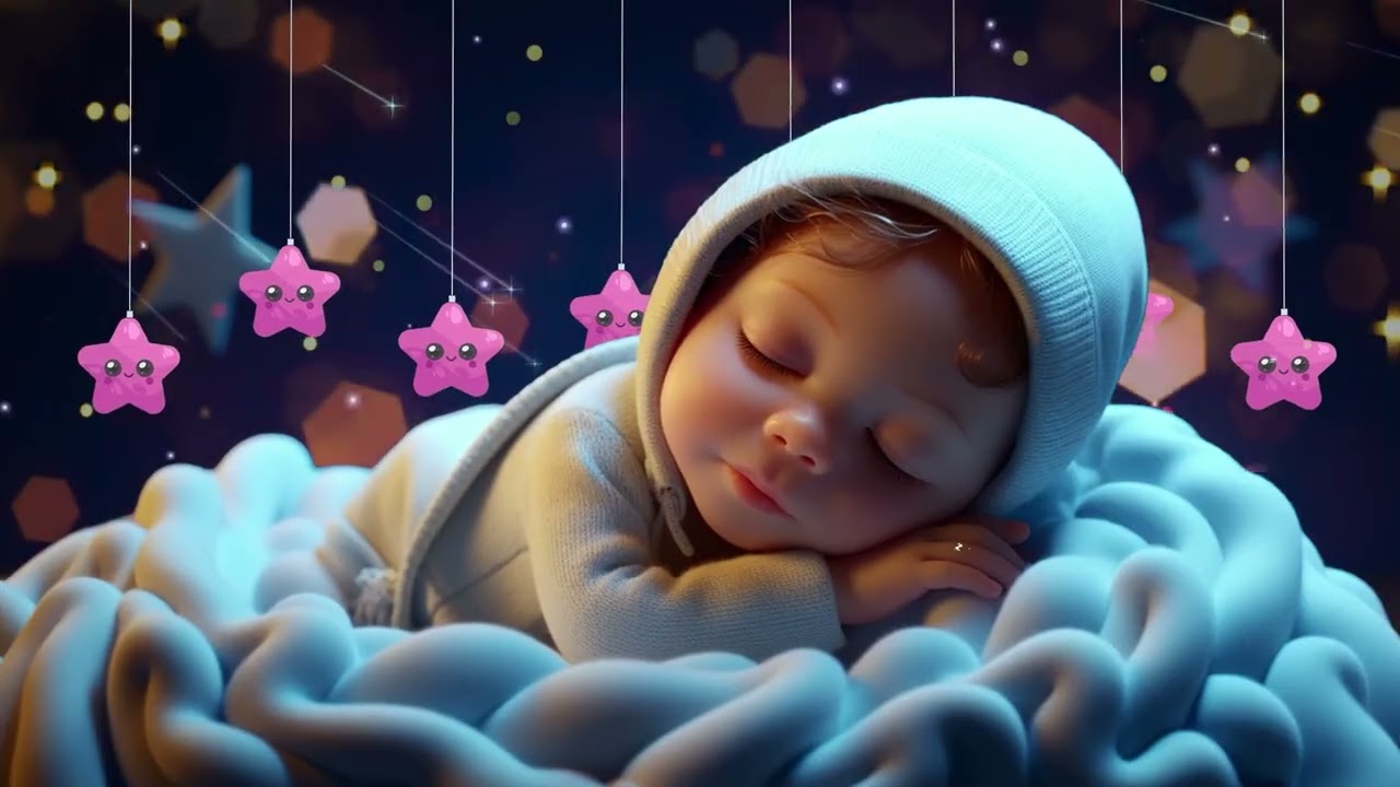 Baby Sleep Music💤Instant Baby Sleep in 3 Minutes🌙Deep Sleep Magic💖Mozart & Brahms Lullabies