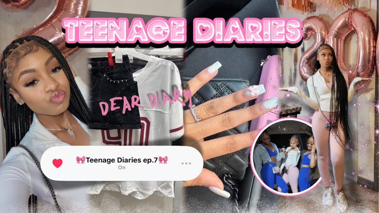 TEENAGE DIARIES 007✰ | lulu video shoot, gym, friends, I hit 200k on TikTok || Ra’Mariah Alexia