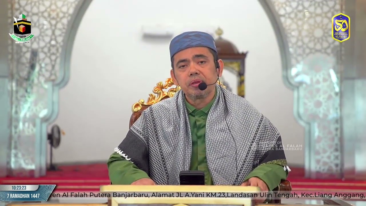 Hikmah Ramadhan dari Ustadz Sailillah, Lc.Dengan Tema Meghidupkan Malam Ramadhan Dengan Qiyamul Lail
