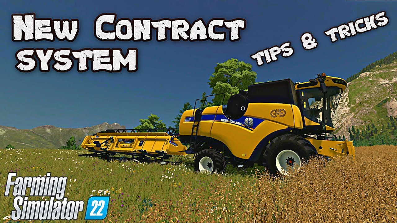 FS22 Tips & Tricks - Great Contract System - Playstation 5 - Farming Simulator 22