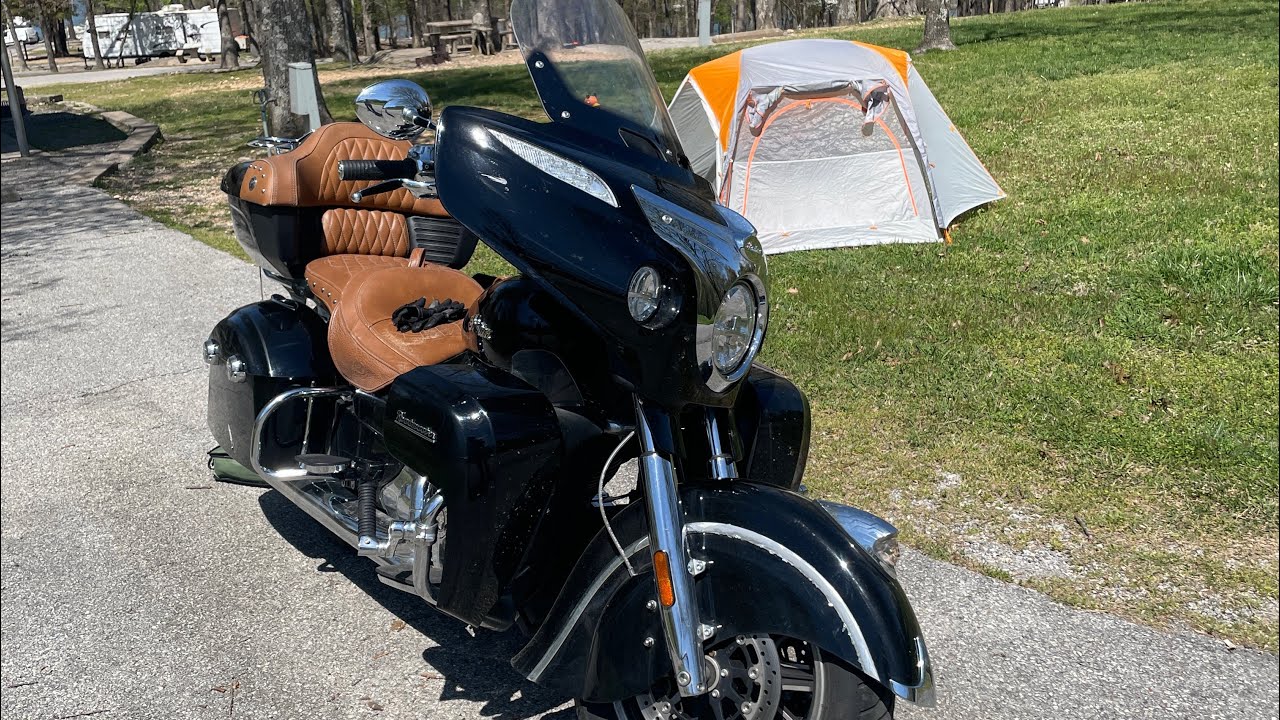 Motorcycle camping on my Indian Roadmaster