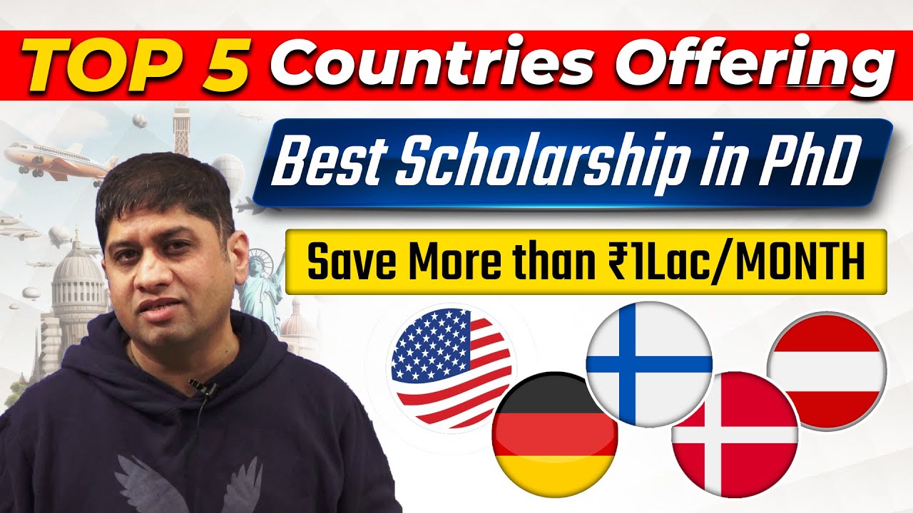 TOP 5 Countries Providing Best Jobs and Scholarship for Indians in PhD #phd #scholarship