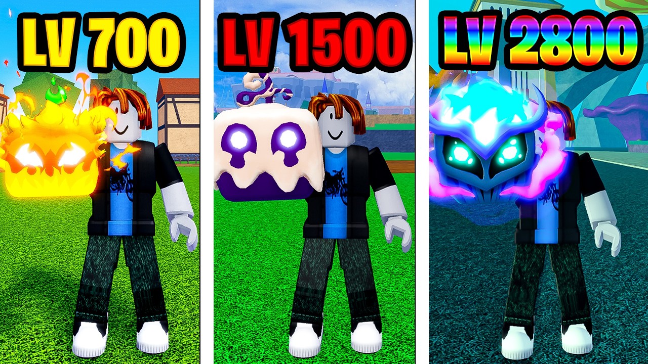 UPEI DO 1 AO 2800 SÓ COM FRUTA LOGIA NO BLOX FRUITS