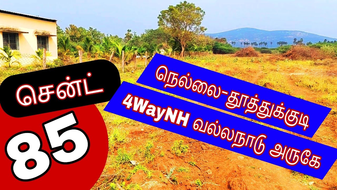 திருநெல்வேலி-தூத்துக்குடி NH4way வல்லநாடு அருகே 85 சென்ட் பஸ்ரோட்டில் -2424-026.03.04