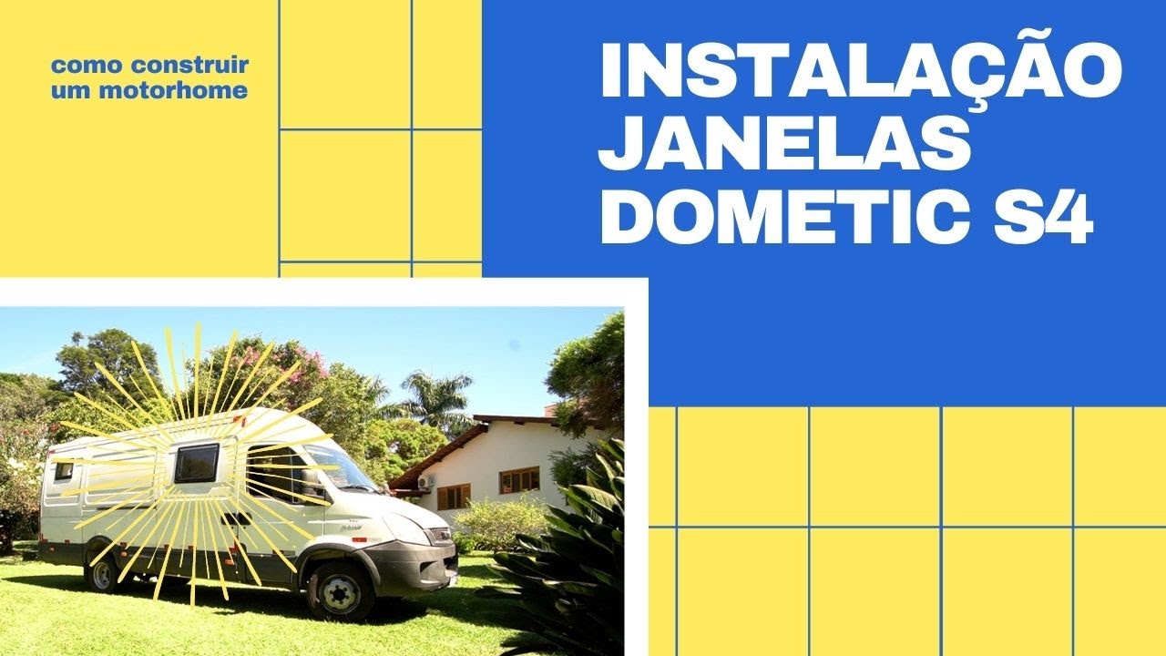 Janelas DOMETIC S4 l Como CONSTRUIR um MOTORHOME #18