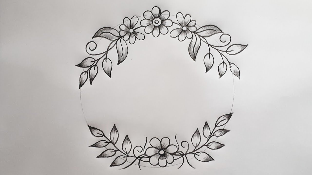 Cushion Cover Design | Pillow Cover Design Drawing | Flower Drawing 🌼 🌸