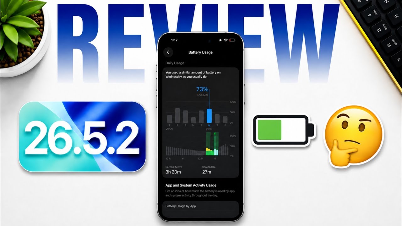 iOS 26.5.2 Update Review | iOS 26.5.2 Battery Drain Test & Performance | 26.5.2 Review After Use |