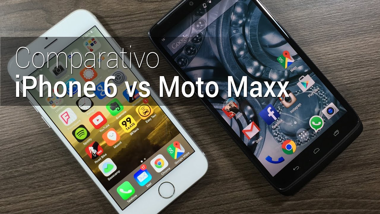 Comparativo: Moto Maxx vs iPhone 6 | Tudocelular.com