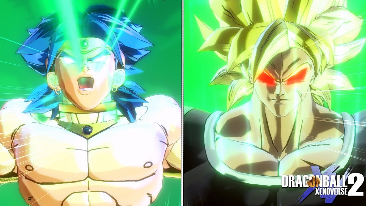 BEST DBZ & DBS Broly Custom Transformation in Dragon Ball Xenoverse 2