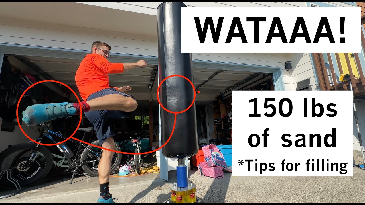 ★★★★★ Hack for filling punching bag with sand - Free-standing bag - Feikuqi Punching Bag, Play Sand