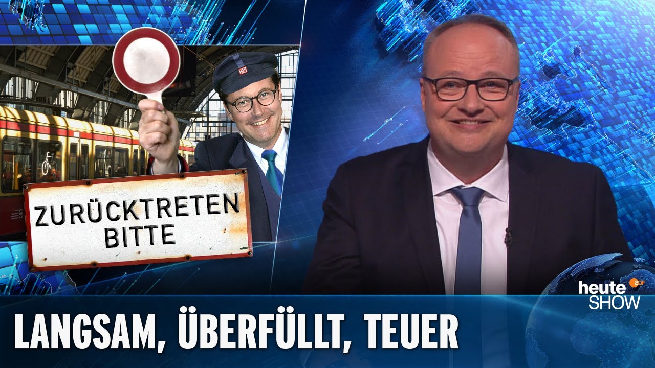 Die Bahn – 25 Jahre lang erfolgreich kaputtgespart | heute-show vom 22.11.2019