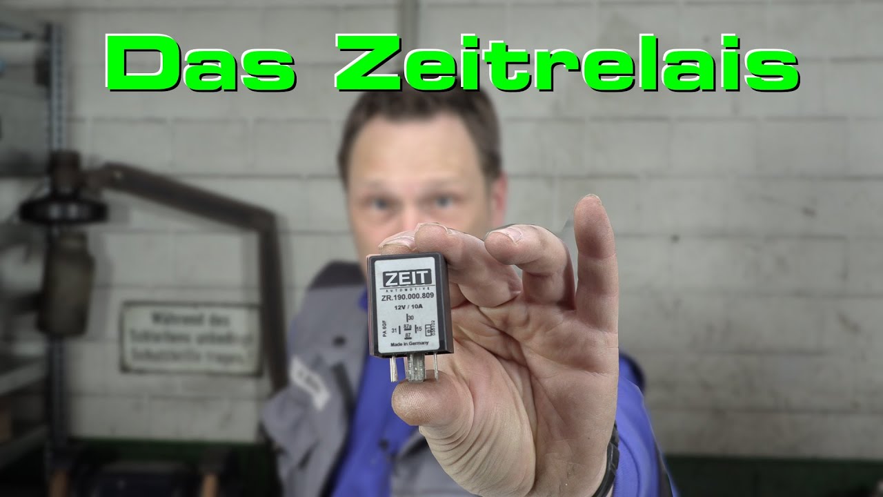 KFZ Elektrik 12 Wie schließt man ein Zeitrelais an