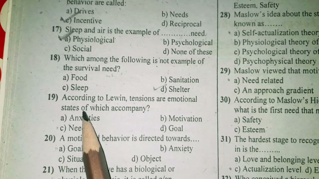 Psychology of Motivation MCQs||Educational Psychology MCQs with explanation||P#02| MCQs for SST SS||