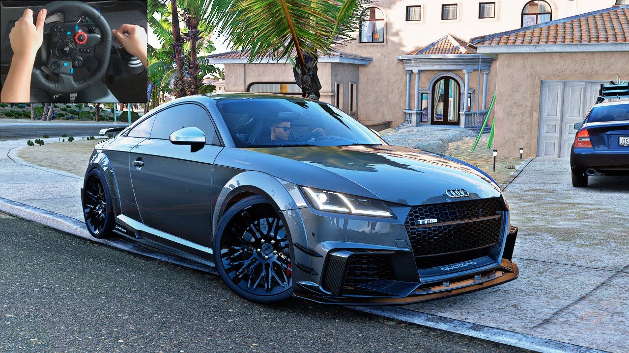 Audi TT RS - Forza Horizon 5 | Logitech g29 gameplay 4k