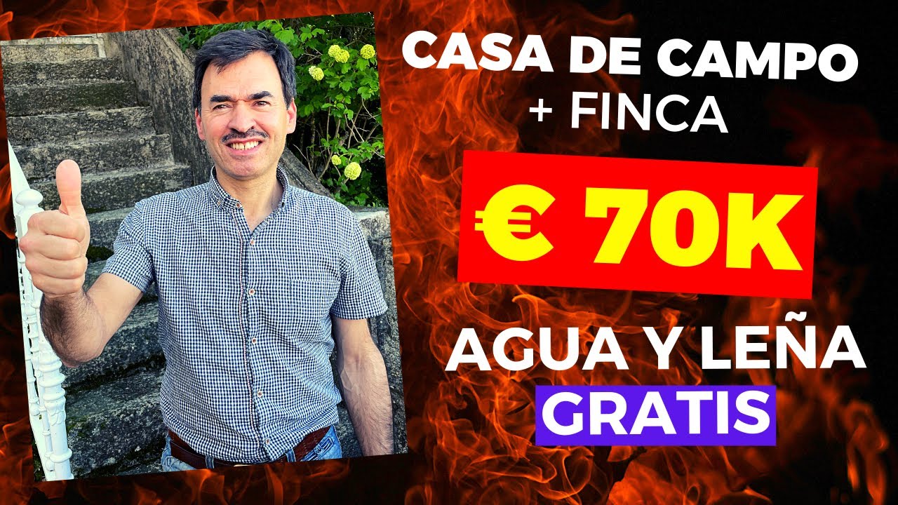 VENTA CASA de CAMPO + FINCA • AGUA Y LEÑA GRATIS • XINZO DE LIMIA•OURENSE • 70.000€  ☎️+34645525751