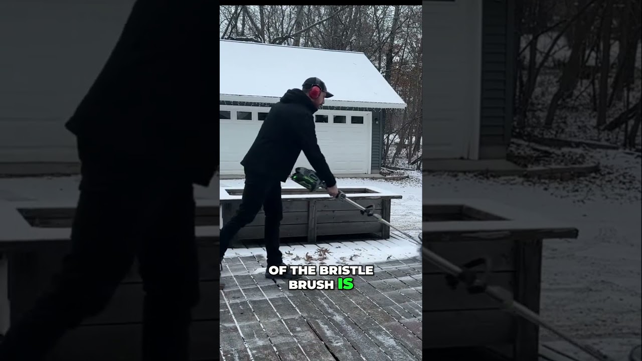 The Ultimate Snow Removal Tool: Bristle Brush Attachment Review