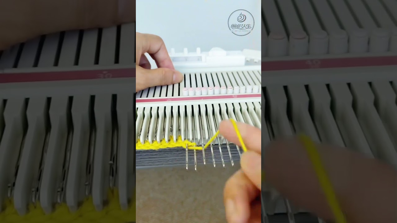 Больше никакого закручивания ткани! Техника наборного ряда на вязальной машине LK150