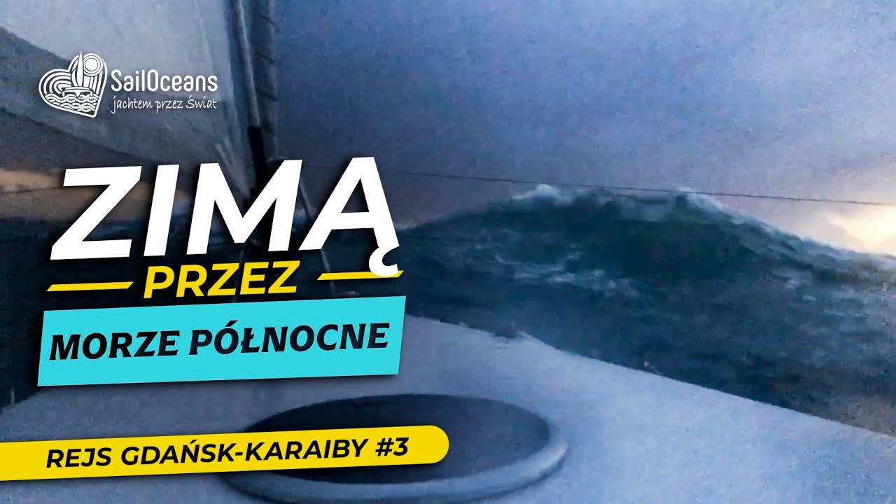 Zapinamy pasy czyli ... zimą przez Morze Północne 🌊