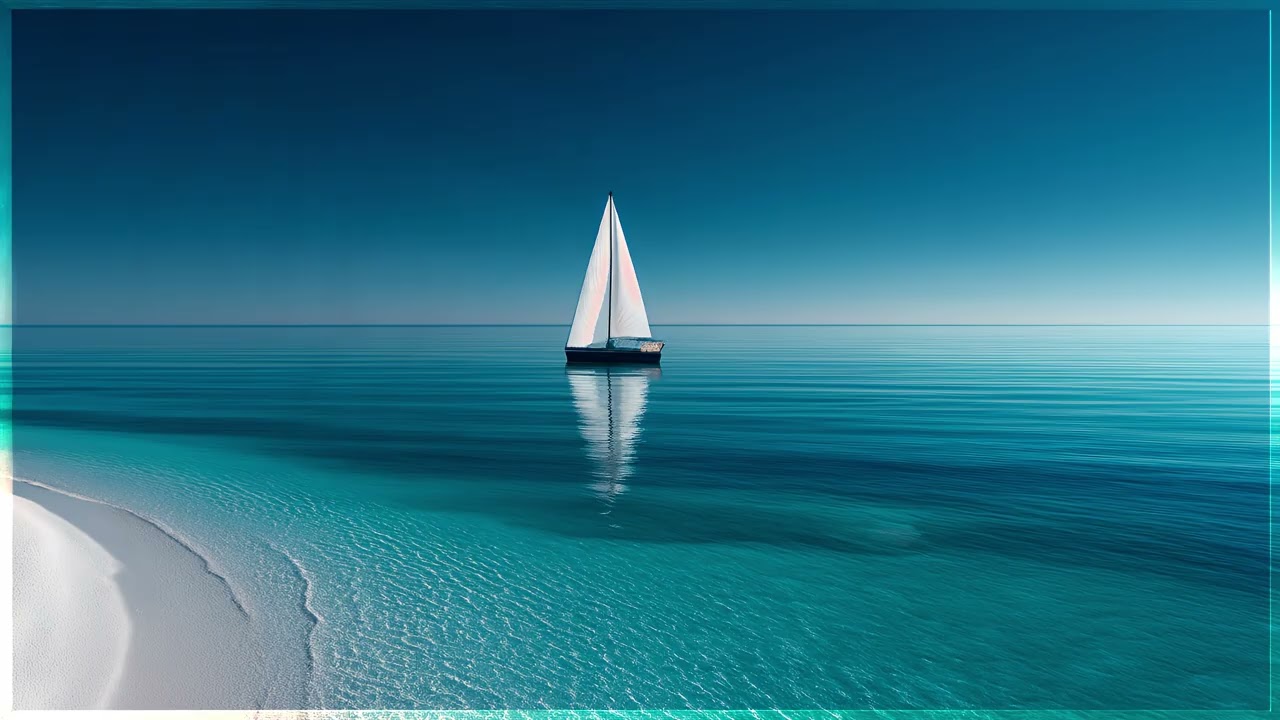 Coastal Breeze 4K | Silence Framed TV Art | Screensaver TV