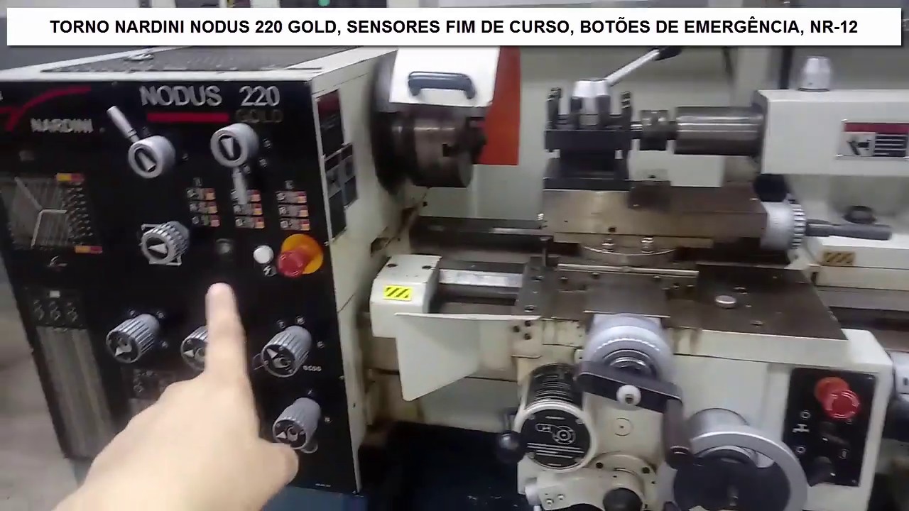 Torno - Nardini - Nodus 220 Gold - Não liga, e agora?