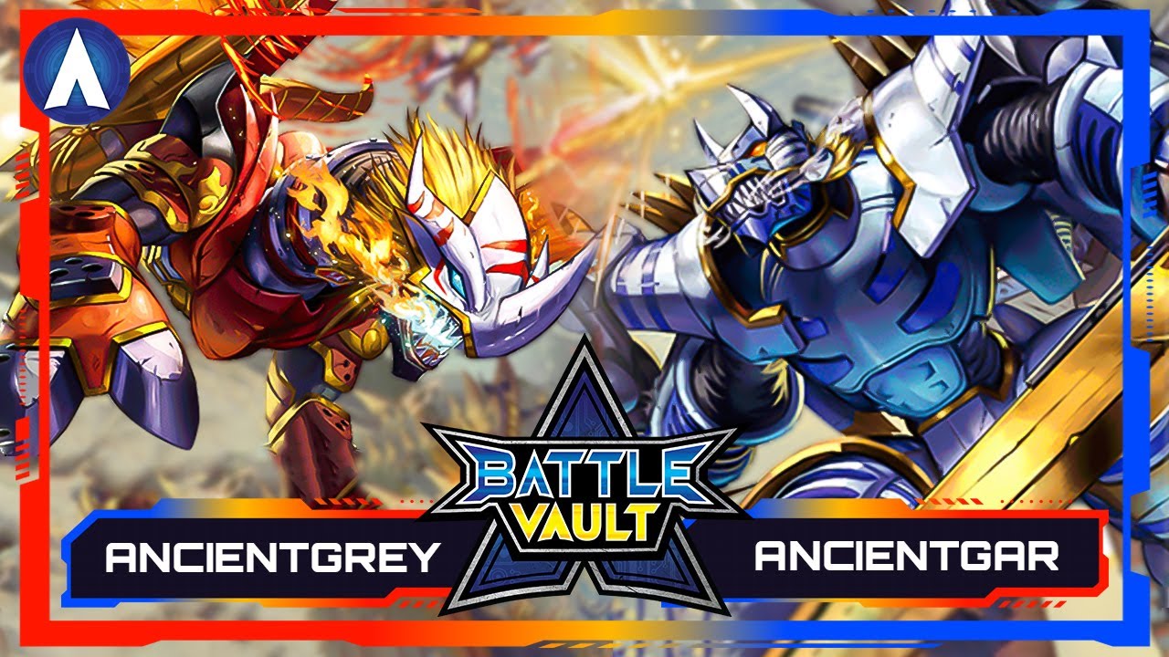 AncientGreymon против AncientGarurumon | BATTLE VAULT - Spirit Часть 1 | Digimon TCG