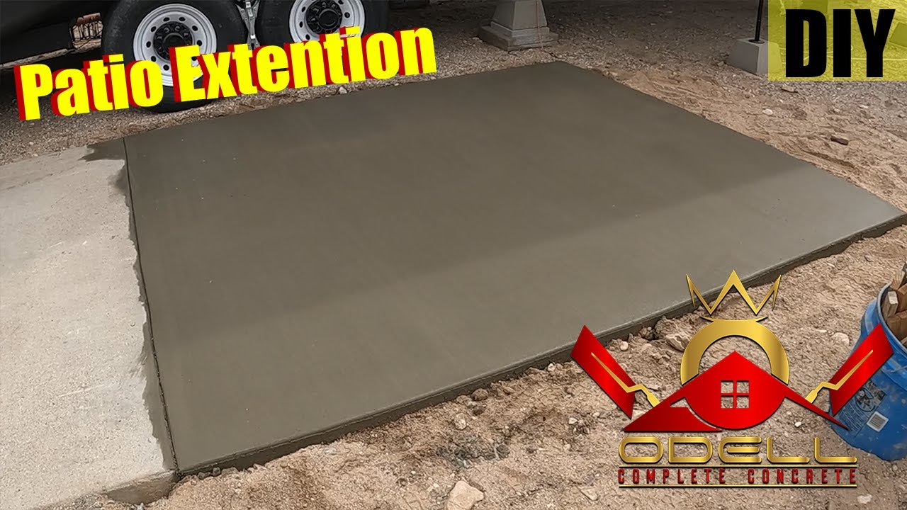DIY Patio Extension