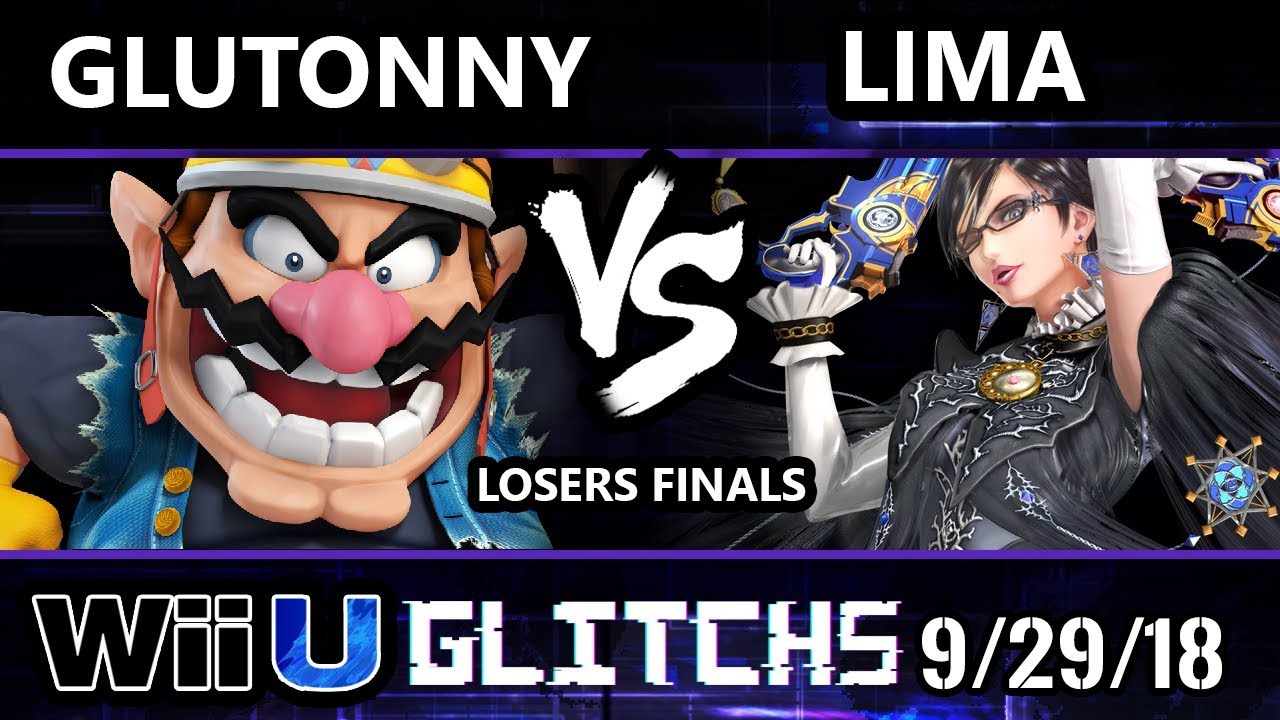 Glitch 5 Smash 4 - orKsGP | Glutonny (Wario) Vs. Lima (Bayonetta) Wii U Losers Finals