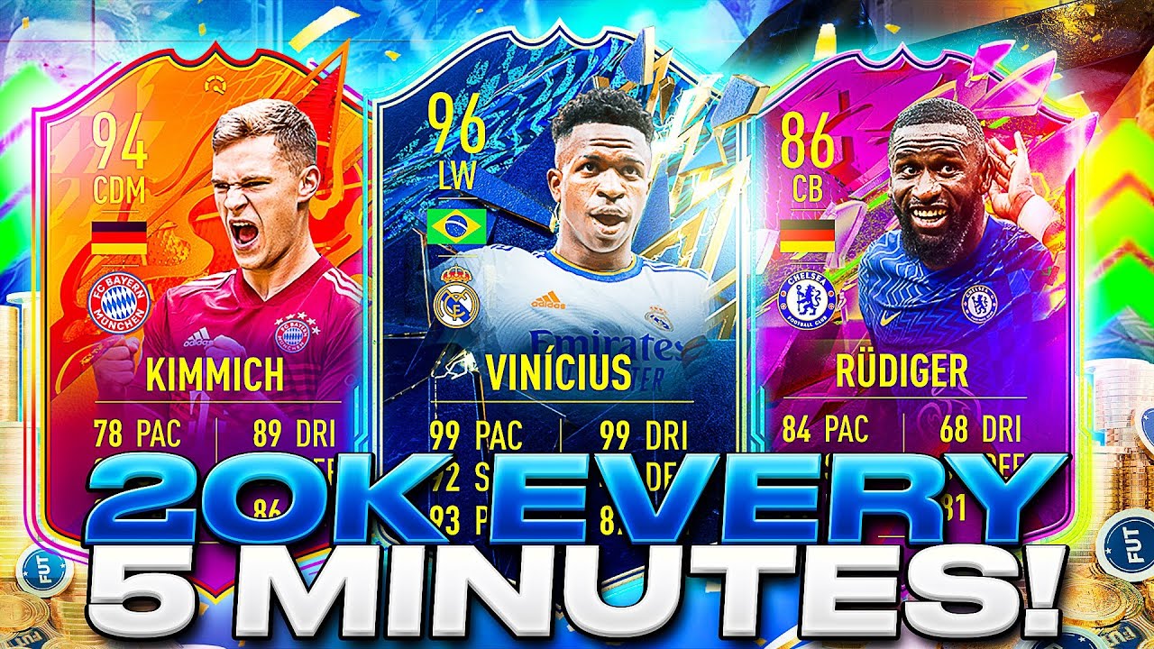 20K EVERY 5 MINS FIFA 22 BEST TRADING METHODS (FIFA 22 SNIPING FILTERS & FLIPPING)