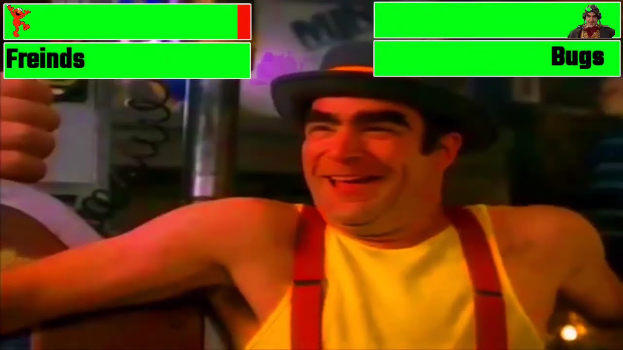 Elmo in Grouchland Final Battle with healthbars