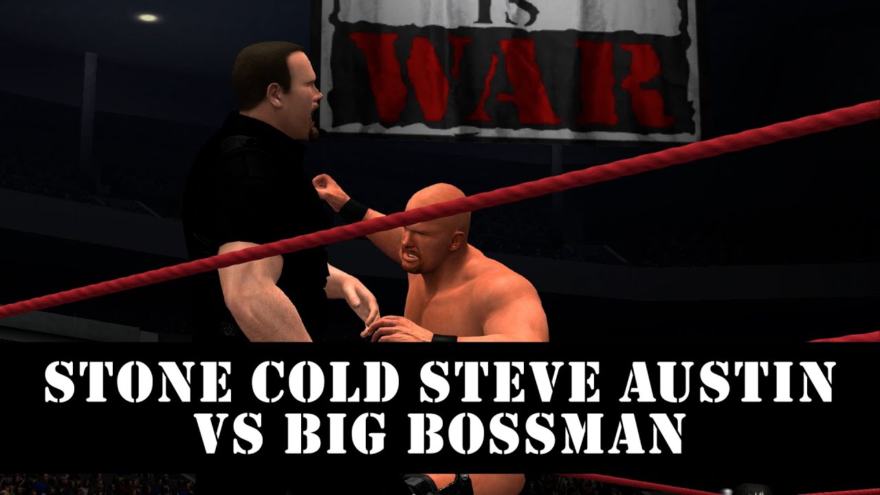 Big Bossman vs Stone Cold Steve Austin - RAW Is War - WWE 2K Series