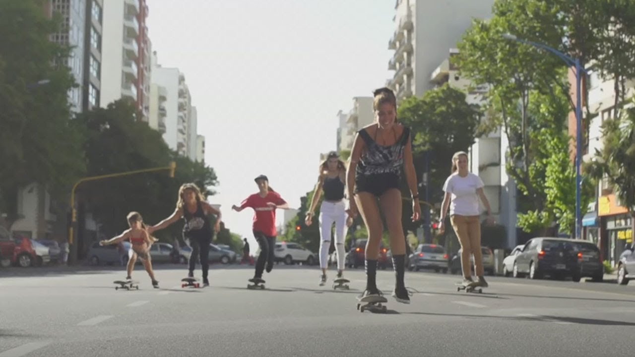 #SkateJaus - Skate session femenino Mar del Plata - Skateboarding