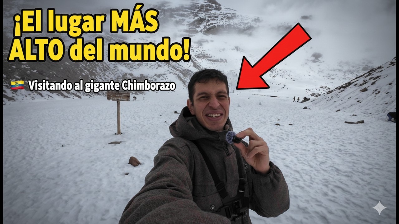 ¡El lugar MÁS ALTO del mundo! 🇪🇨 Visitando al gigante Chimborazo