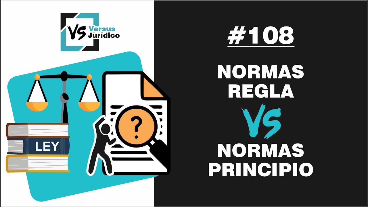 Normas Regla vs. Normas Principio - VS 108